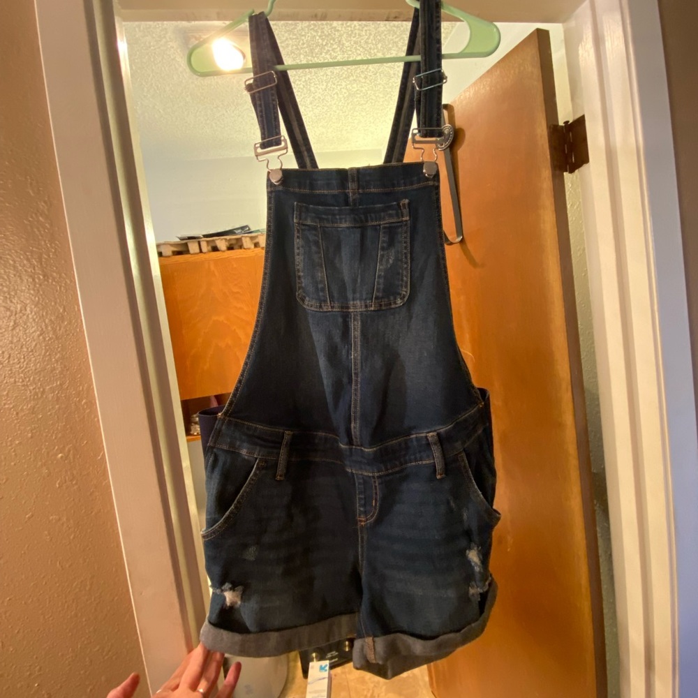 Adorable maternity overalls